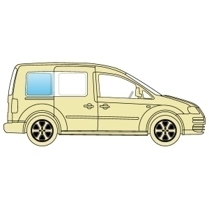 Скло бокове Renault Kangoo 2008+