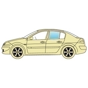 Заднє бокове Renault Megane 2003-2008 Scenic