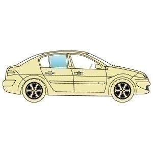 Заднє бокове Renault Megane 2003-2008 Scenic