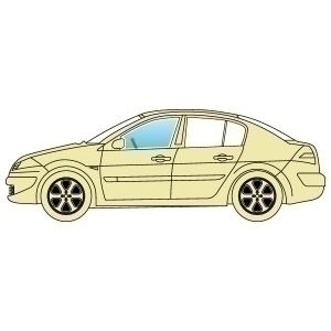 Стекло боковое Ford Mondeo 2007-2014