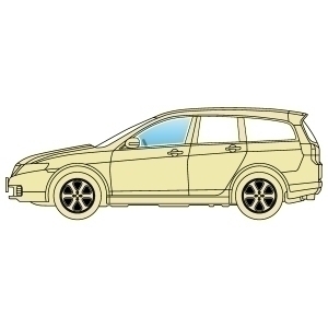 Скло бокове Ford S-Max 2006-2014