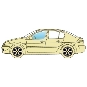 Скло бокове Subaru Impreza 2012+