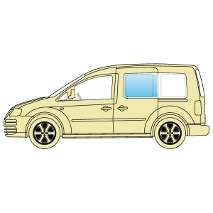 Скло бокове Volkswagen Caddy 2004+